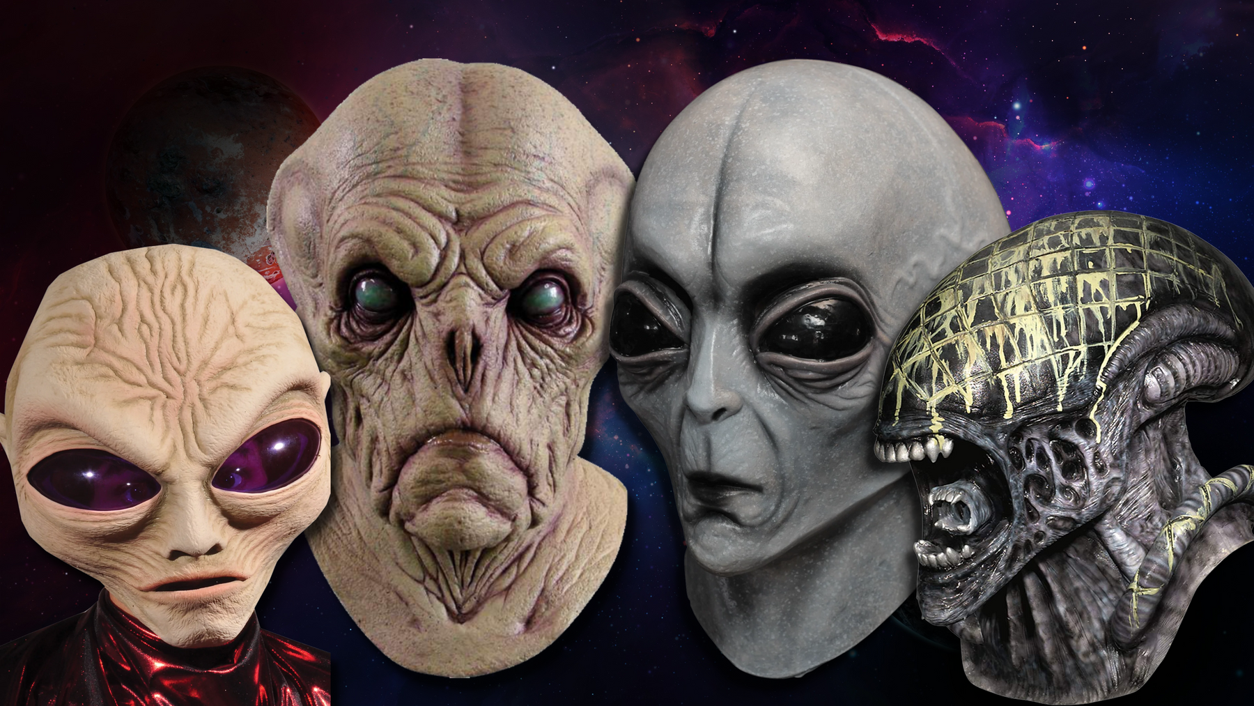 Where There Is No Imagination, There Is No Horror: Top 5 Alien Masks