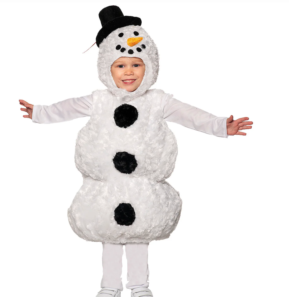 Snowman Belly Baby Toddler Costume - Frosty Fun for Little Ones! ⛄👶