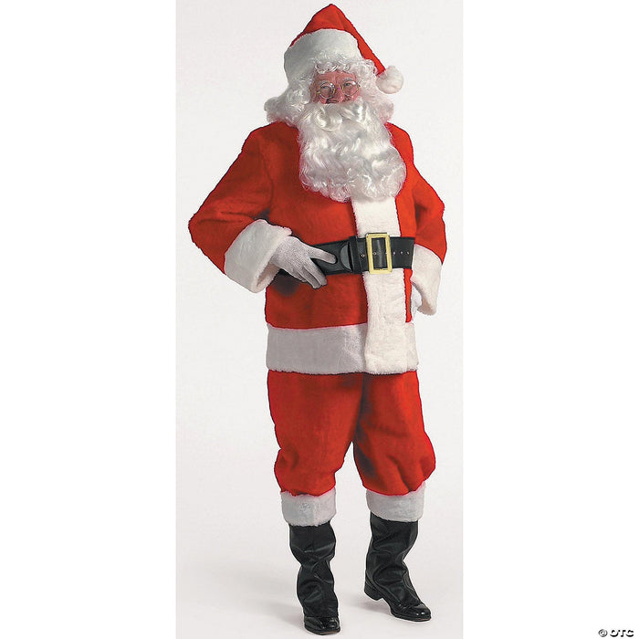 10 - Piece Plush Santa Suit Set - The Costume Shop your one stop costume shop!