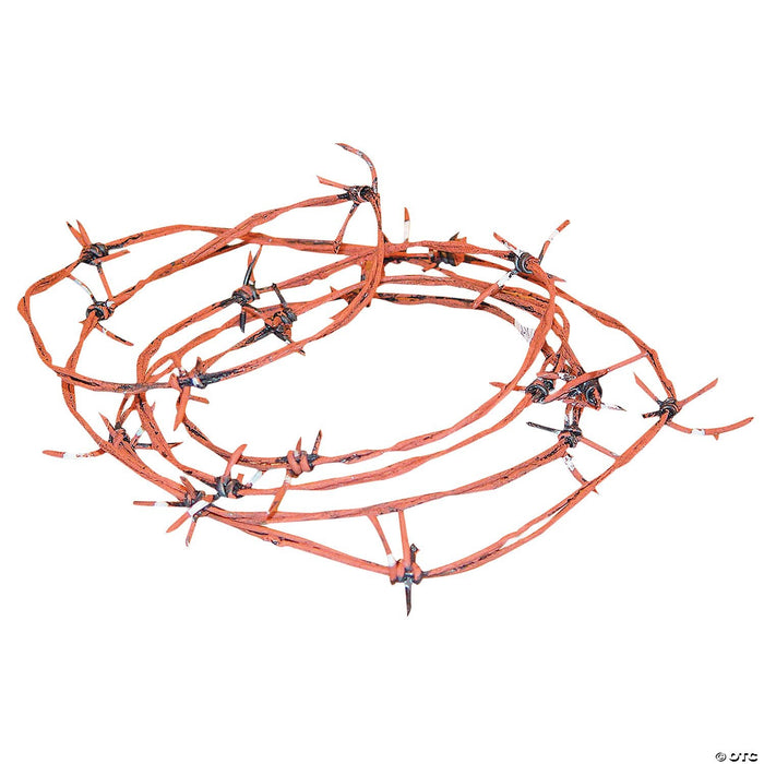 100' Rusted Barb Wire Decoration - The Costume Shop your one stop costume shop!