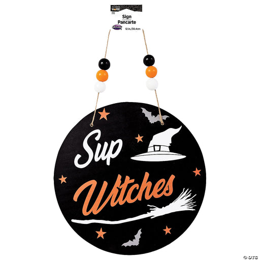 12" Wood Witch Sign Witch/HH - The Costume Shop your one stop costume shop!