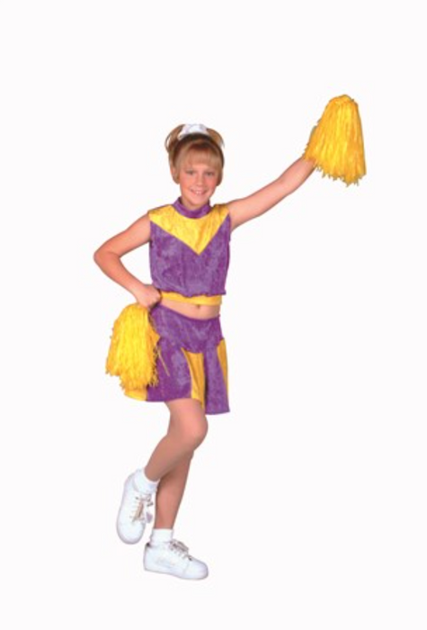 Purple/Yellow Cheerleader | Costume-Shop.com