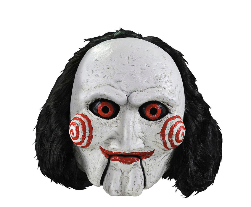 Saw™ Billy the Puppet Latex Mask | Costume-Shop.com