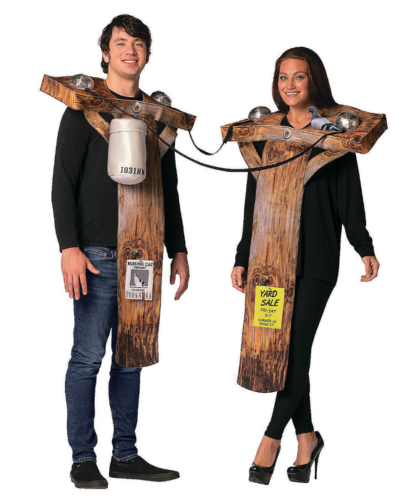 Electric Utility Poles Couples | Costume-Shop.com