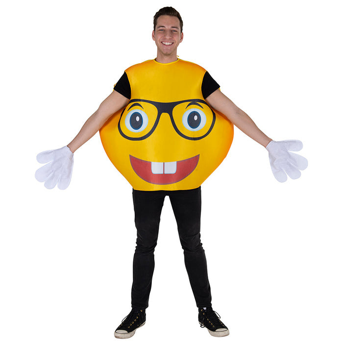 Glasses Smiley Emoji Costume | Costume-Shop.com