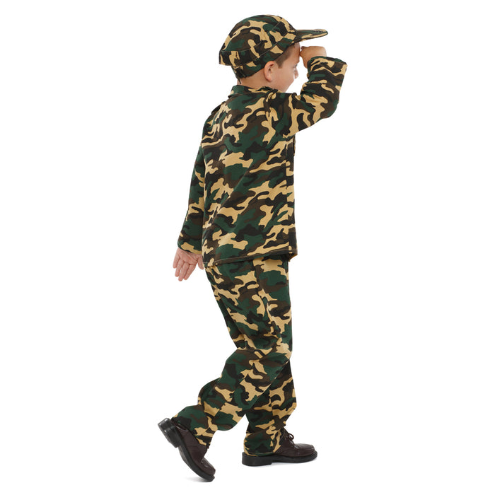 Deluxe Army Dress Up Costume Set