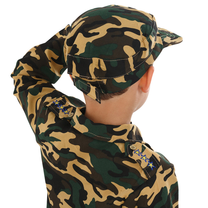 Deluxe Army Dress Up Costume Set