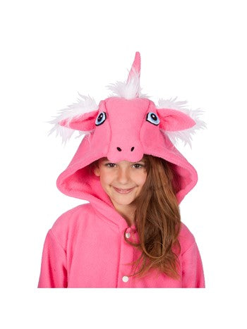 Diva Unicorn Pink Kid Funsie | Costume-Shop.com