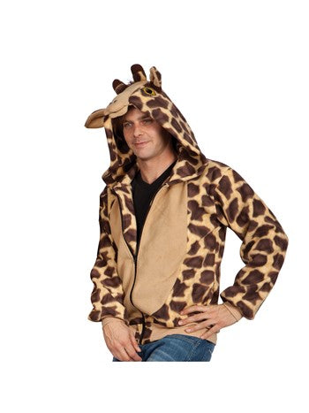 Adult George Giraffe Hoodie | Costume-Shop.com