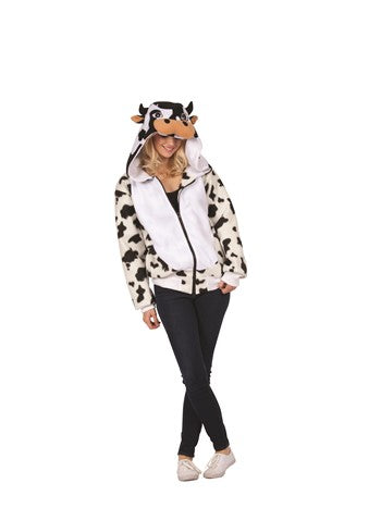 Casey the Cow Adult Hoodie - Large | Costume-Shop.com