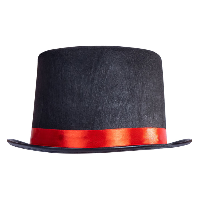 Tuxedo Tophat Red Trim Kids | Costume-Shop.com