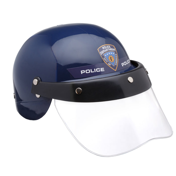 Police Helmet with Transparent Visor | Costume-Shop.com