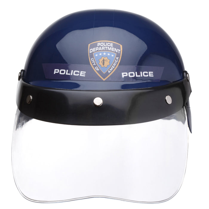 Police Helmet with Transparent Visor | Costume-Shop.com