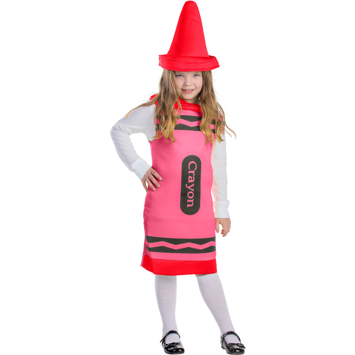 Red Crayon Costume For Kids