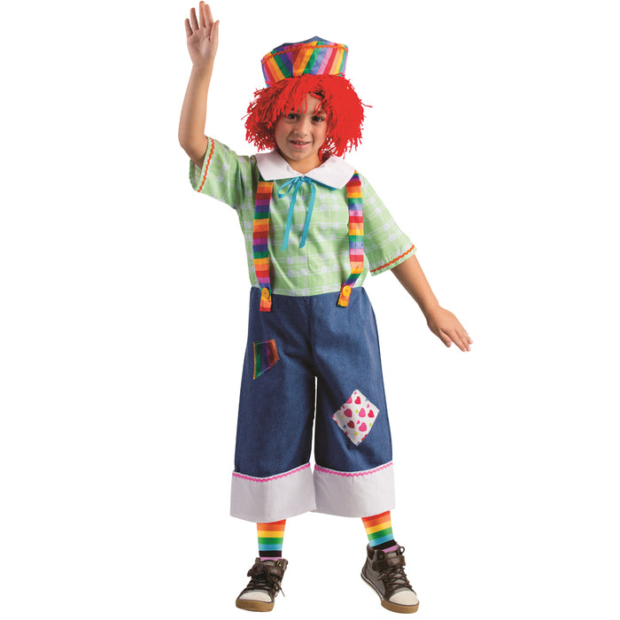 Boy Rainbow Rag Costume