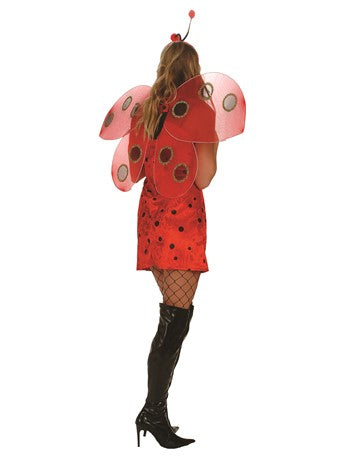 Sexy Ladybug Red Dress with Wings | Costume-Shop.com