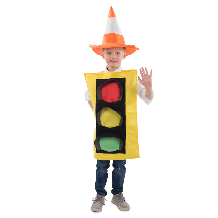 Traffic Light Costume and Safety Cone Hat | Costume-Shop.com