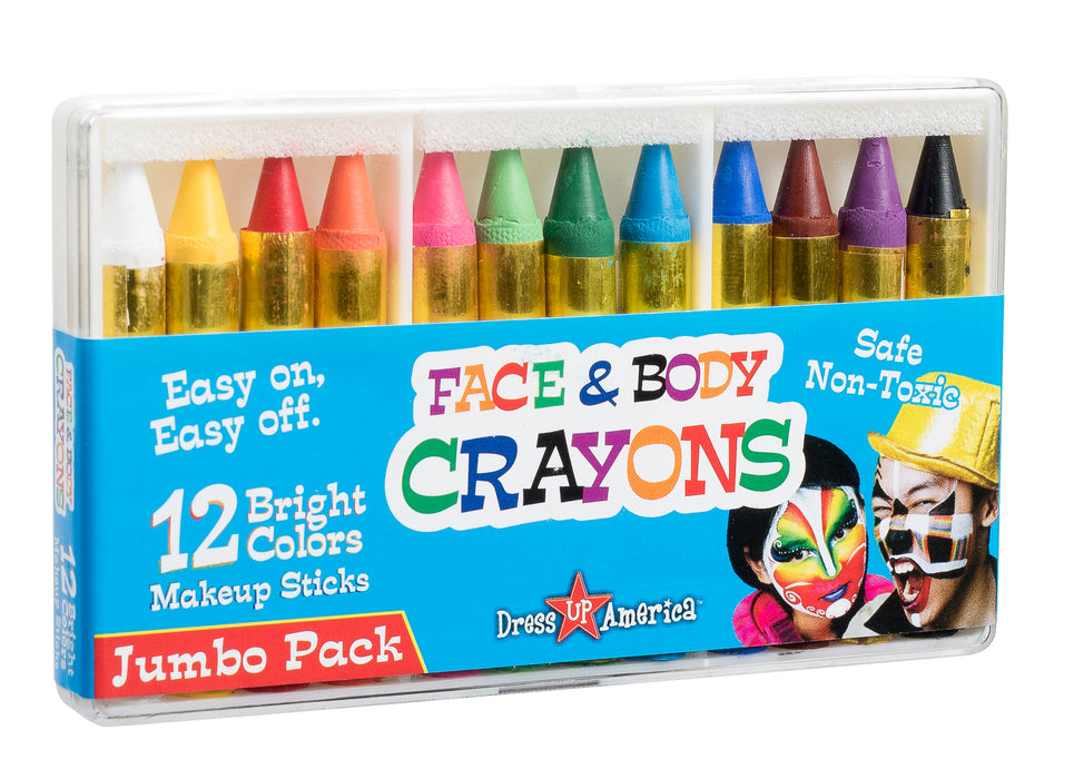 12 Face Paint Crayons | Costume-Shop.com