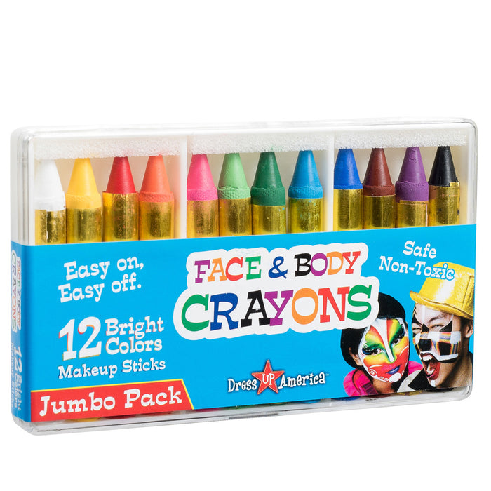 12 Face Paint Crayons | Costume-Shop.com