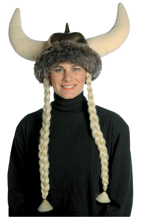 Space Viking Hat With Braids