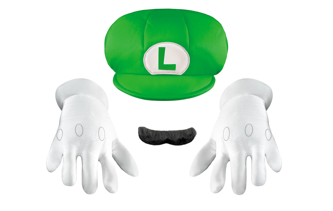 Luigi Accessory Kit Child | Costume-shop.com