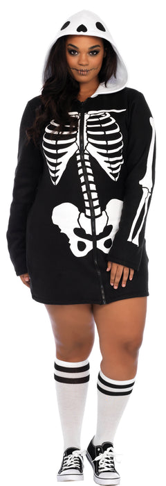 Plus Size Cozy Skeleton Dress The Costume Shop