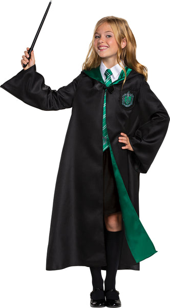 Disguise Kids' Deluxe Harry Potter Slytherin Robe Costume - Size 4-6