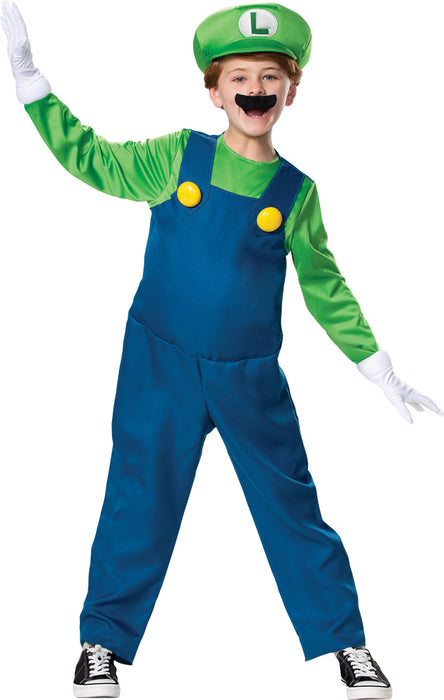 Luigi Deluxe Child Costume | Costume-Shop.com