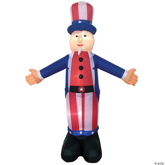 6 Foot Inflatable Uncle Sam Yard Decoration