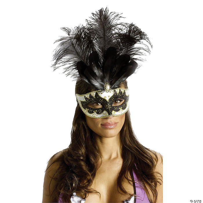 Carnival Feather Mask