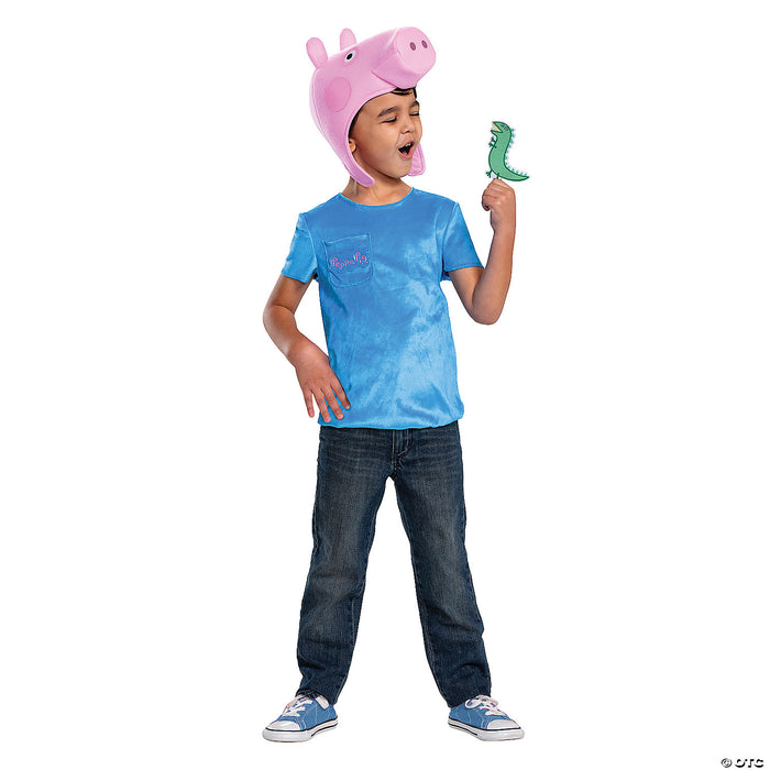 George's Playful Adventure: Toddler Costume 🐷🚂