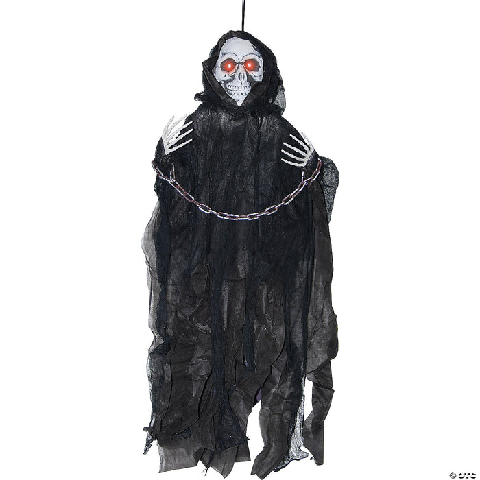 36" Lightup Hanging Reaper in Chains Decoration