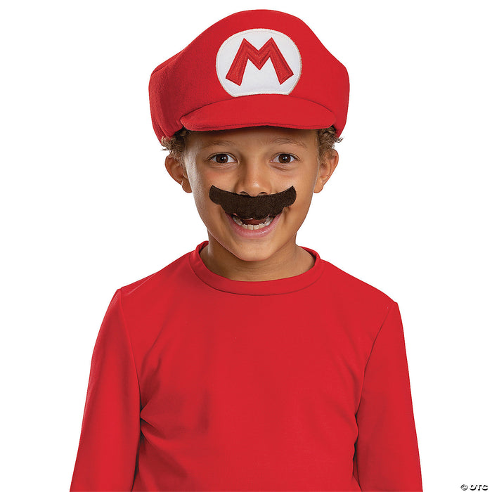 Kids Elevated Mario Bros. Mario Mustache | Costume-shop.com