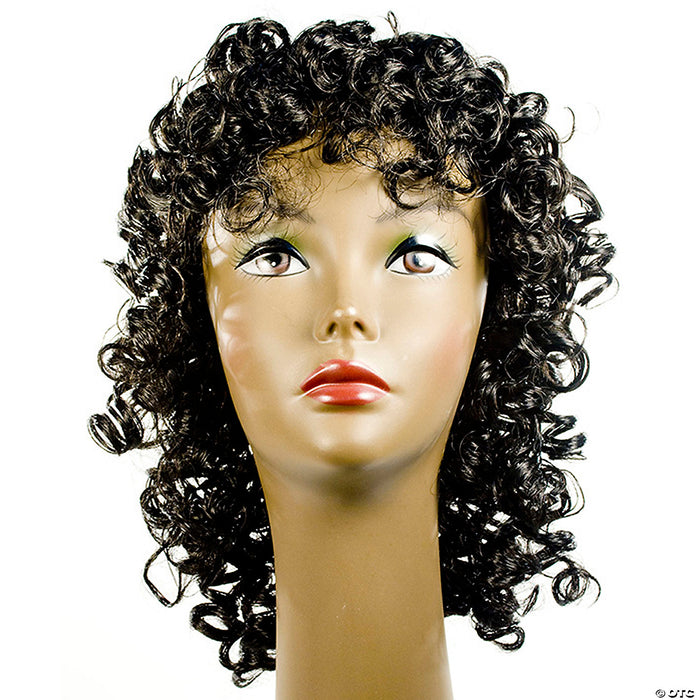 Curly Black Michael Wig