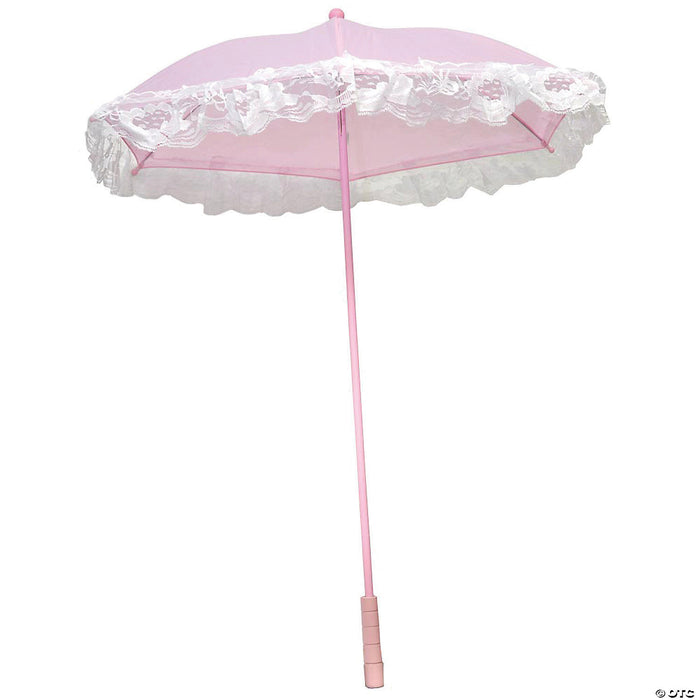 Pink Ruffle Parasol