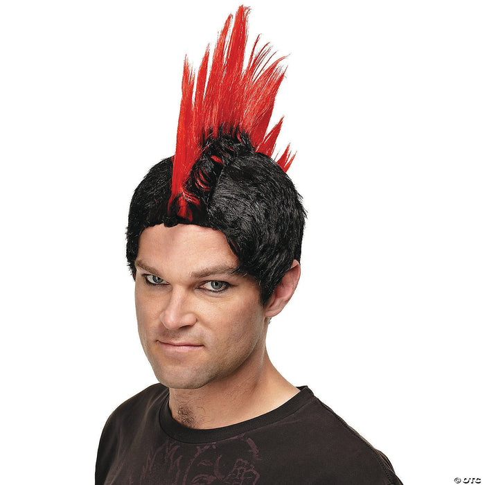 Red Punk Rocker Wig The Costume Shop