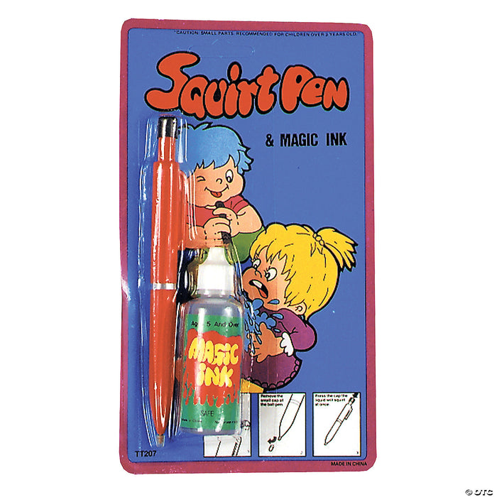 Squirt Pen with Disappearing Ink