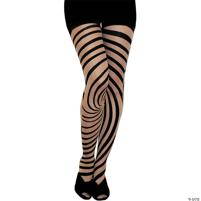 Swirl Print Tights