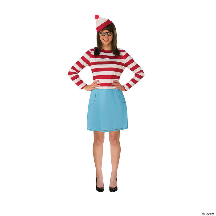 Women's Plus Size Where's Waldo Wenda Costume