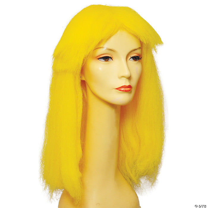 Bright Yellow Clown Wig